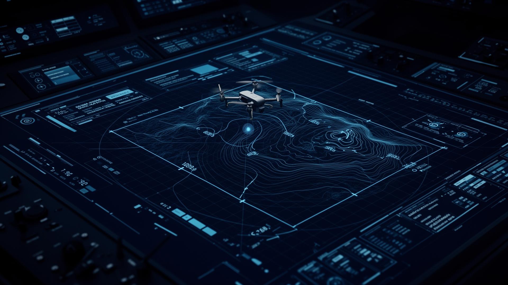 UAV ground control station interface with radar visualization
